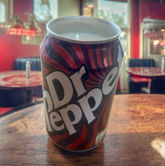 Dr Pepper Can Candle