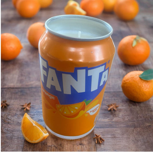 Fanta Orange Can Candle